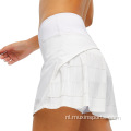 Women&#39;s High Taille Golf Shorts Rok met zak